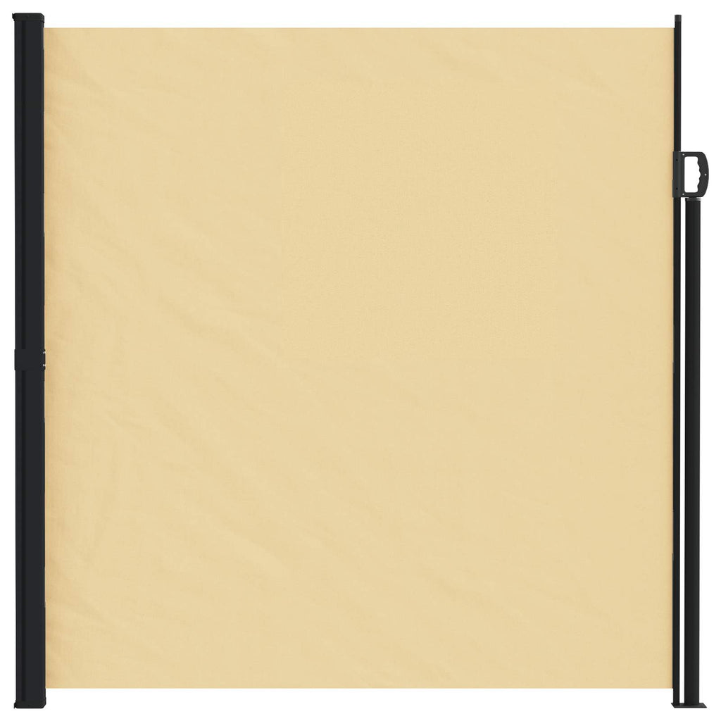 Ausziehbares Seitenmarkise Sand 500 x 200 cm Polyester