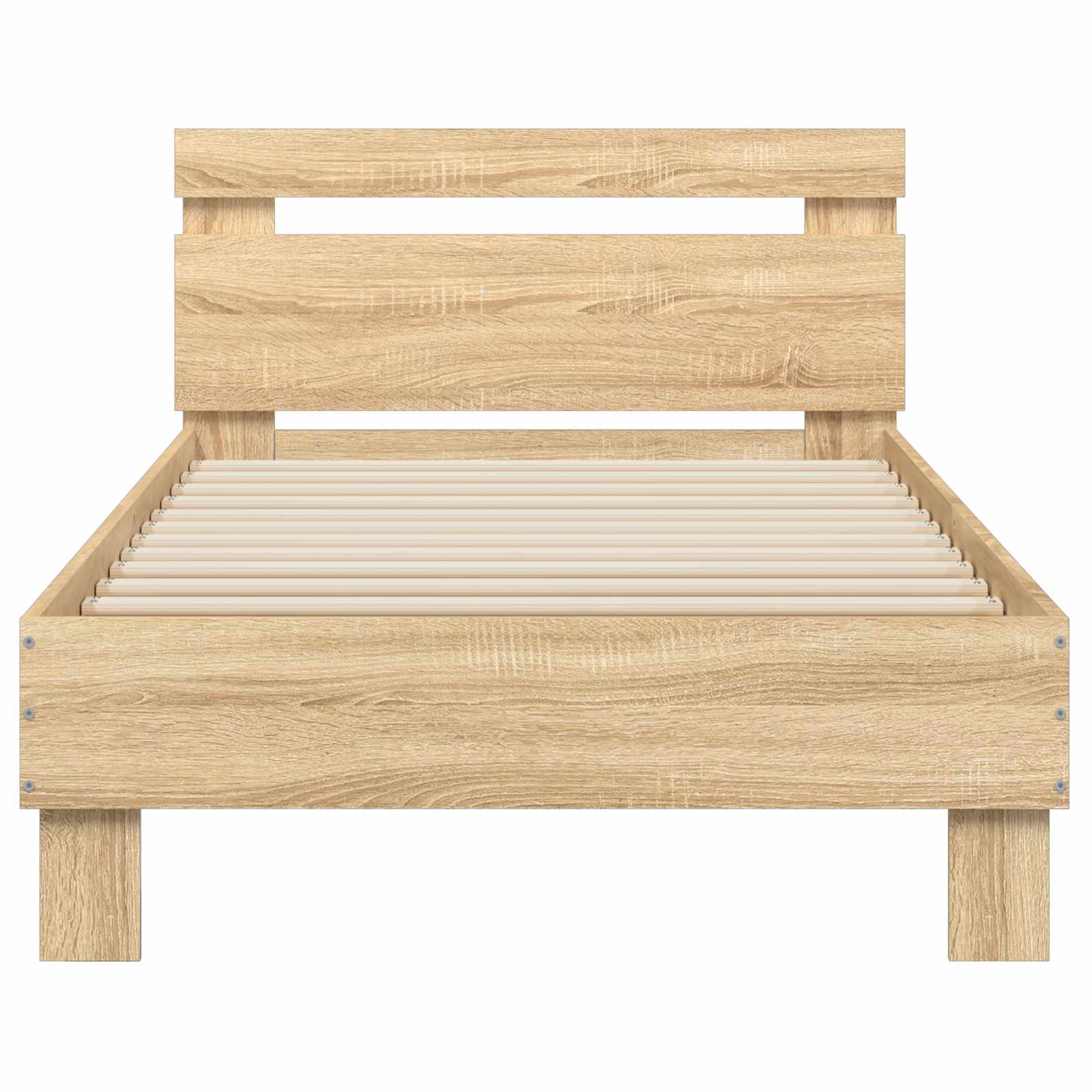 Bettgestell mit LED Sonoma-Eiche 80 x 200 cm Holzwerkstoff
