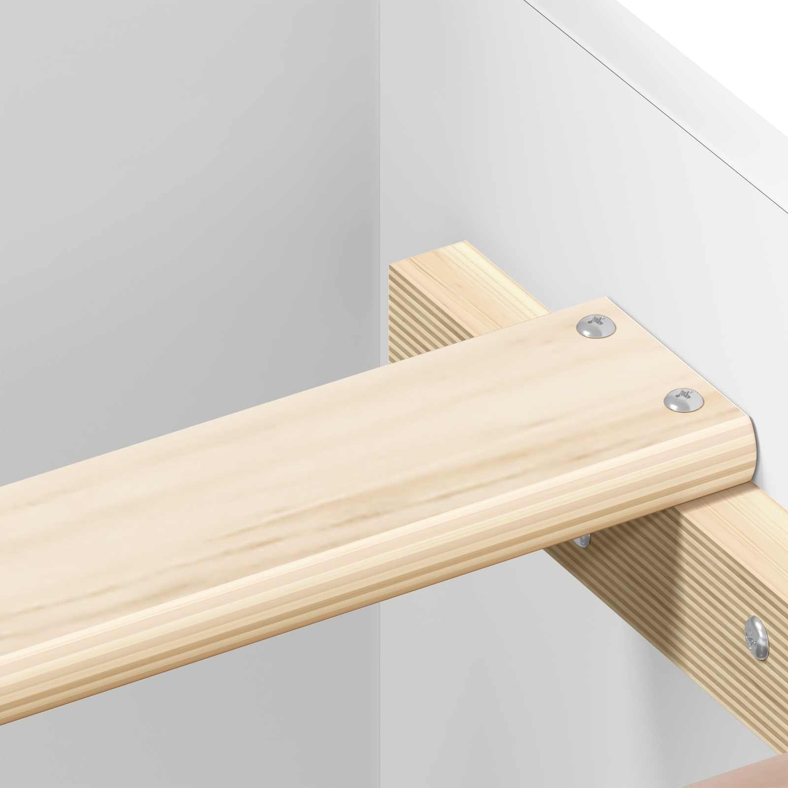 Bettgestell mit Kopfteil Weiß 80 x 200 cm Holzwerkstoff
