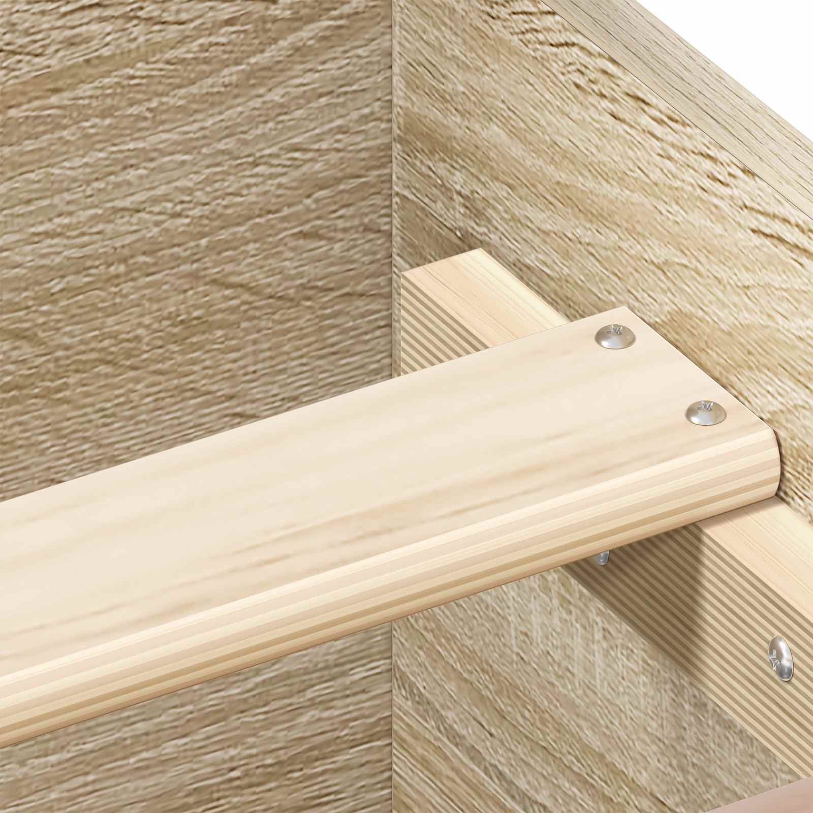 Bettgestell mit Kopfteil Sonoma-Eiche 80 x 200 cm Holzwerkstoff