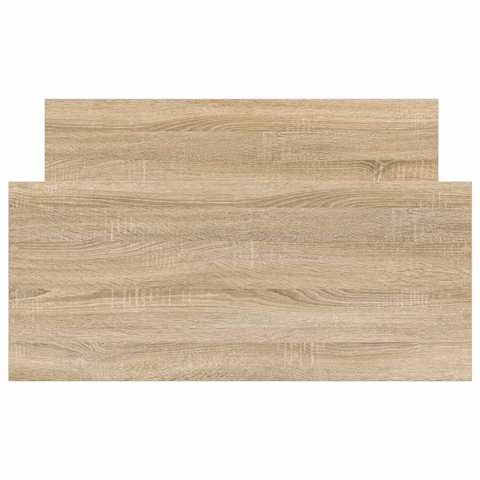 Bettgestell mit Kopfteil Sonoma-Eiche 80 x 200 cm Holzwerkstoff