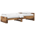 Bettgestell mit Kopfteil Altholz 80 x 200 cm Holzwerkstoff