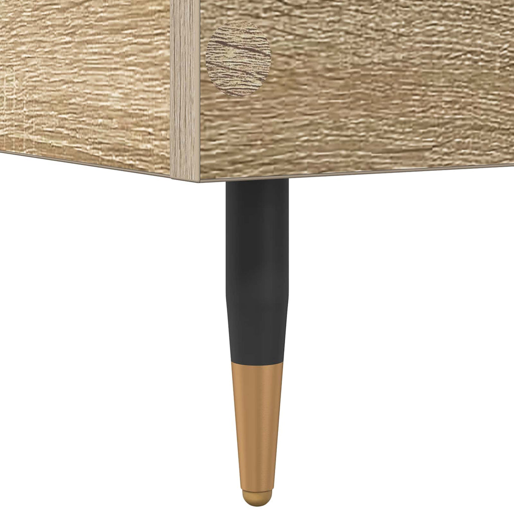Bettrahmen Sonoma-Eiche 80 x 200 cm Holzwerkstoff