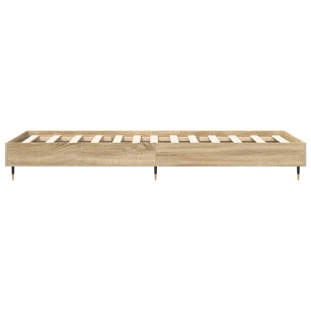 Bettrahmen Sonoma-Eiche 80 x 200 cm Holzwerkstoff