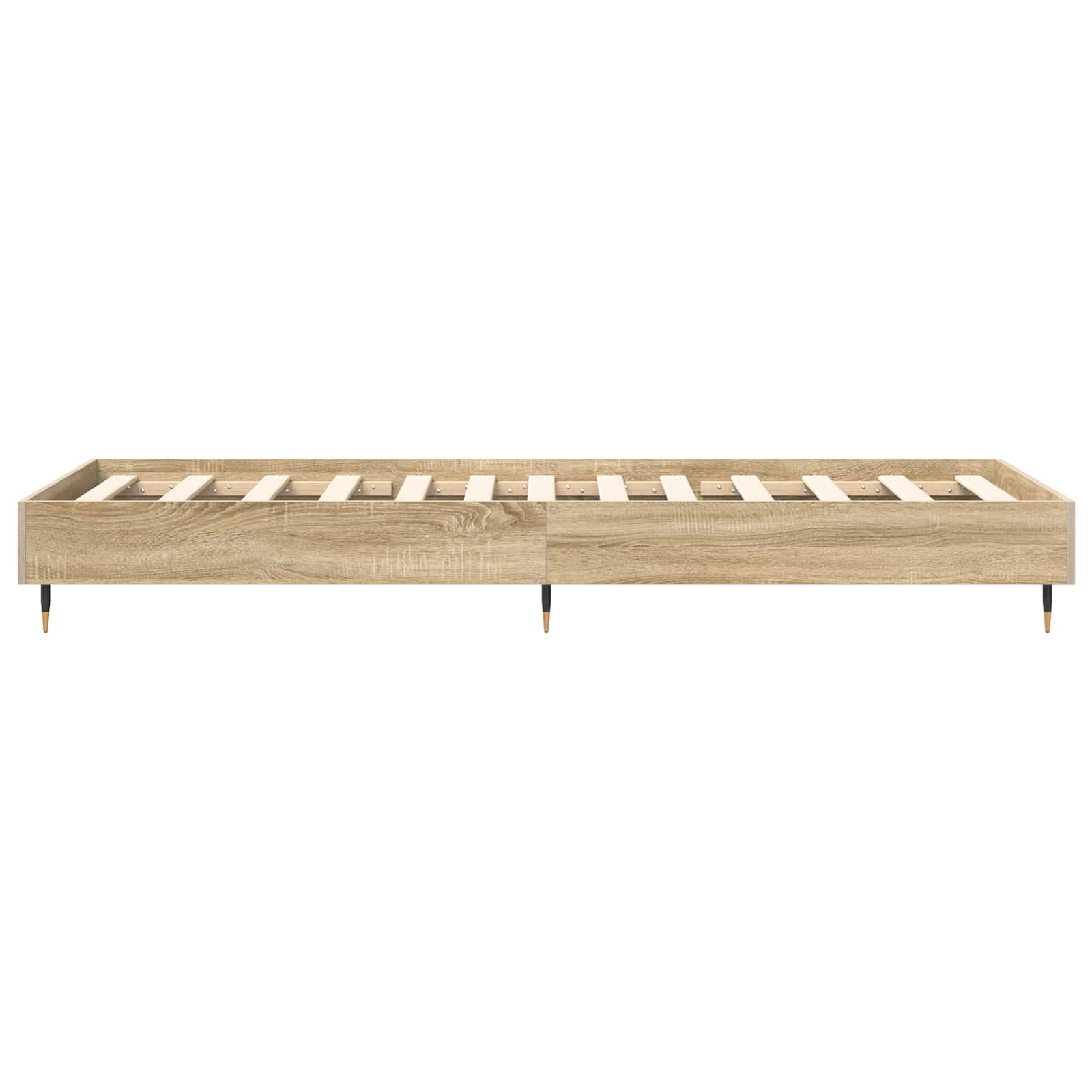Bettrahmen Sonoma-Eiche 80 x 200 cm Holzwerkstoff