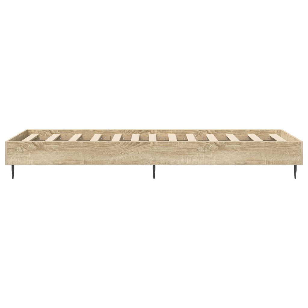 Bettrahmen Sonoma-Eiche 80 x 200 cm Holzwerkstoff