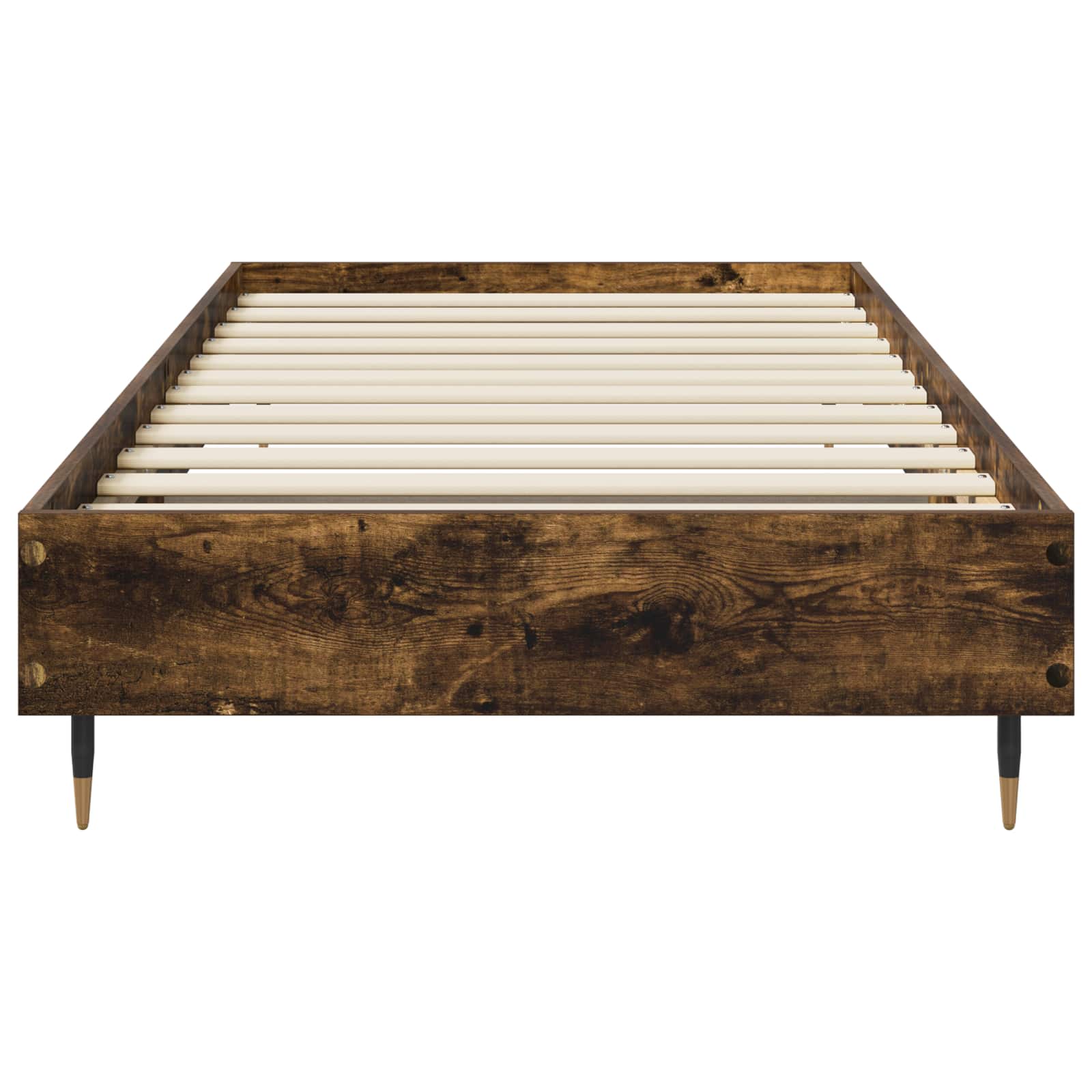 Bettrahmen Geräucherte Eiche 80 x 200 cm Holzwerkstoff