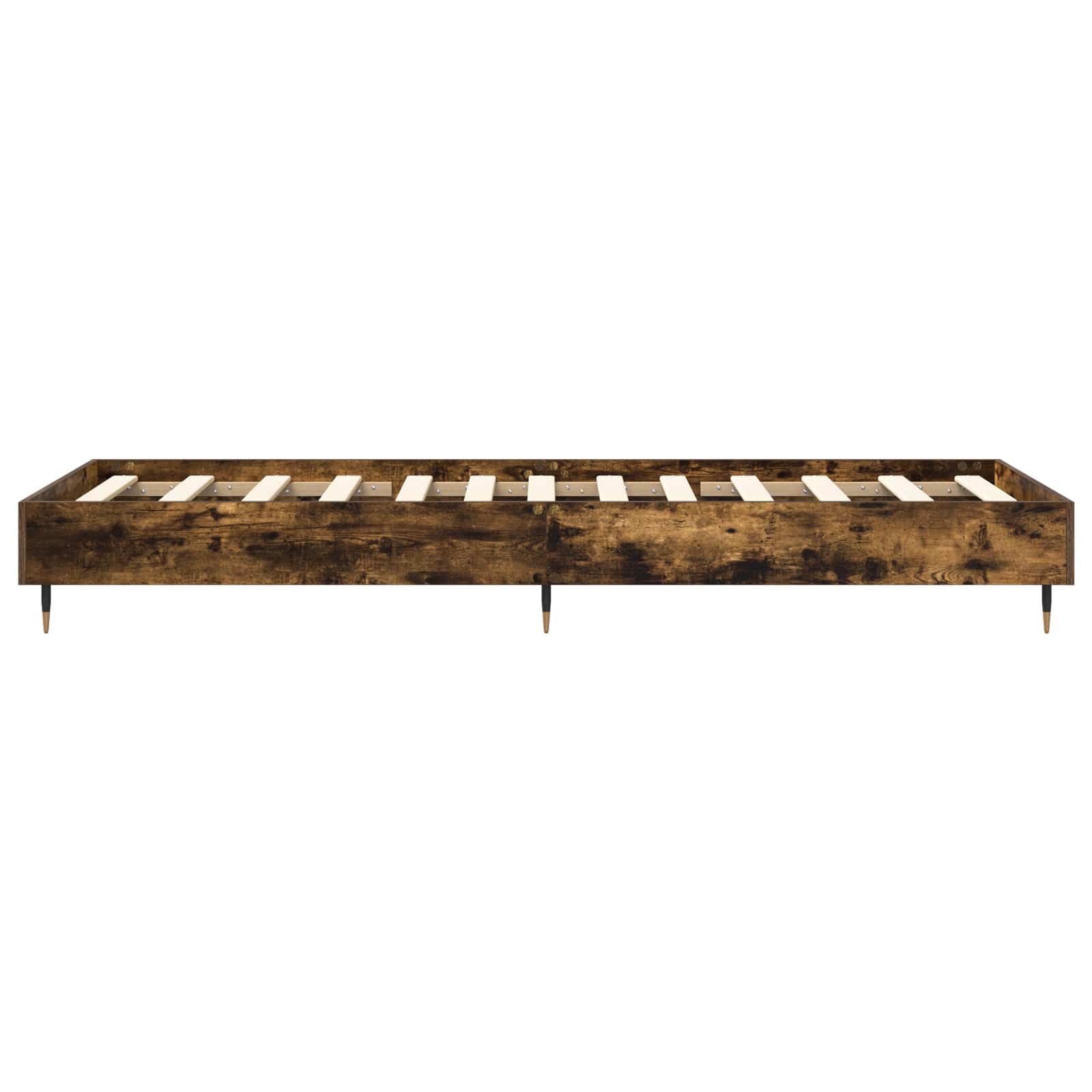 Bettrahmen Geräucherte Eiche 80 x 200 cm Holzwerkstoff