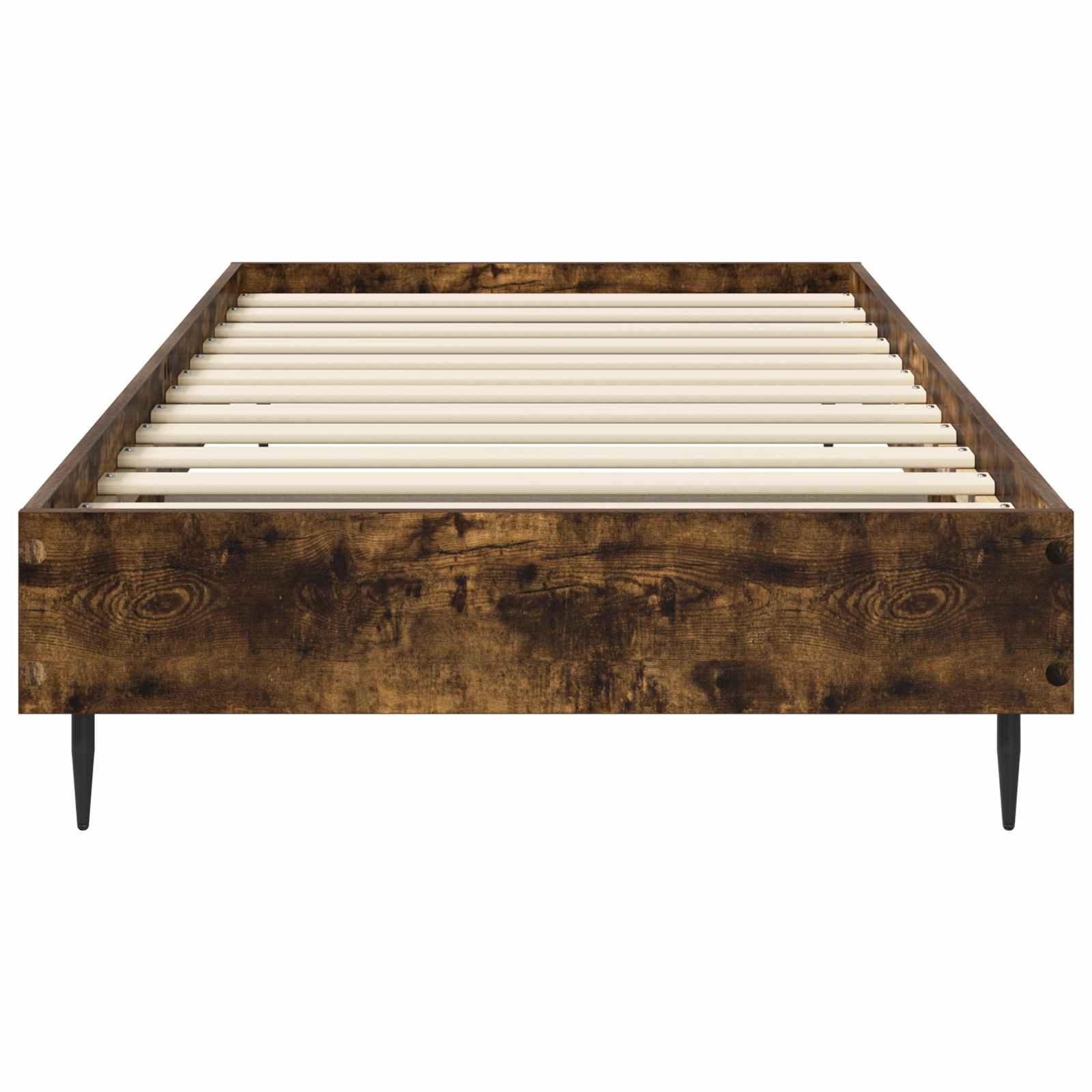 Bettrahmen Geräucherte Eiche 80 x 200 cm Holzwerkstoff
