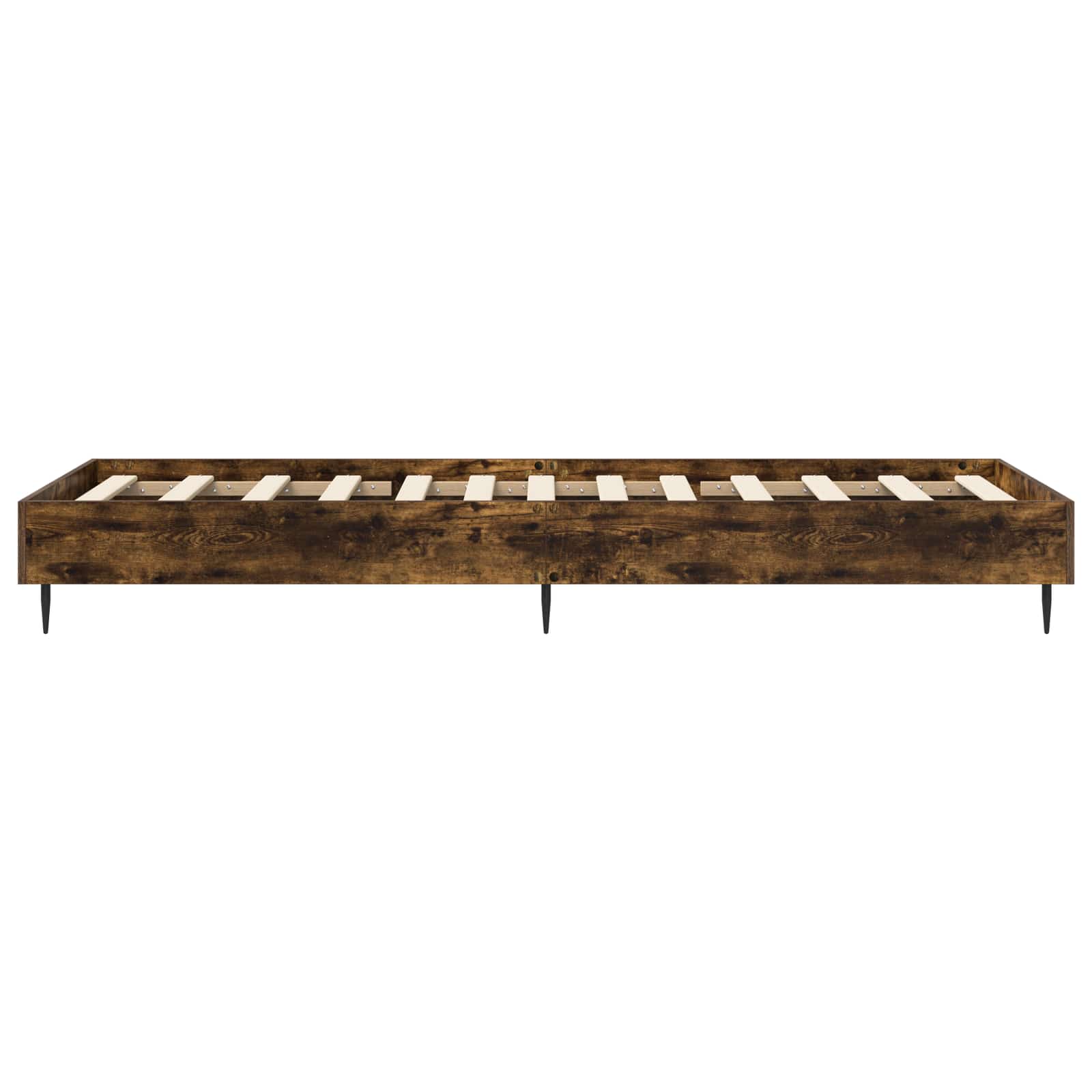 Bettrahmen Geräucherte Eiche 80 x 200 cm Holzwerkstoff