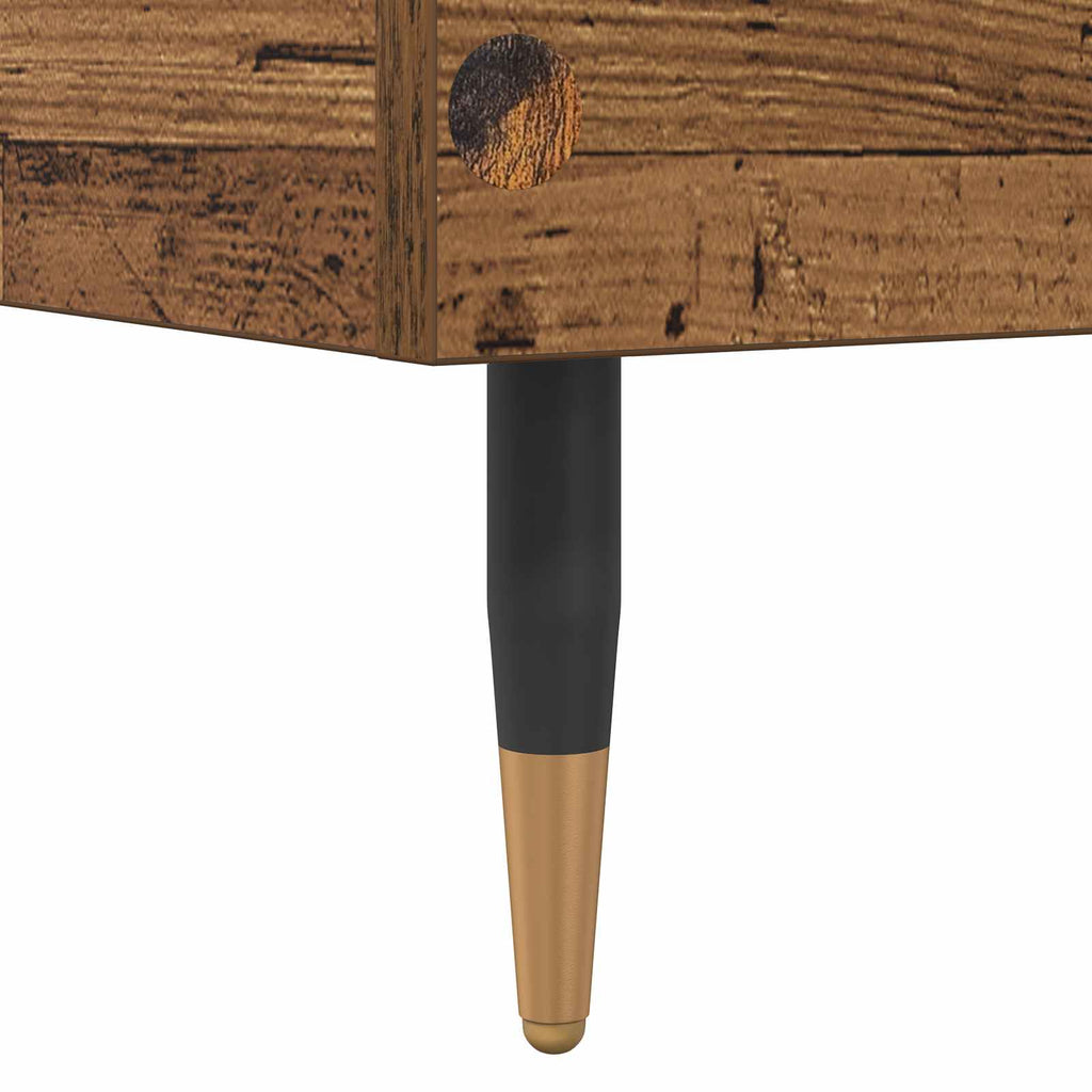 Bettrahmen Altholz 80 x 200 cm Holzwerkstoff