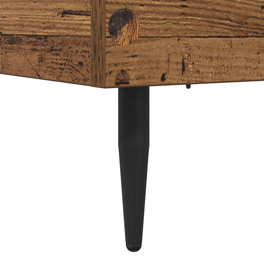 Bettrahmen Altholz 80 x 200 cm Holzwerkstoff