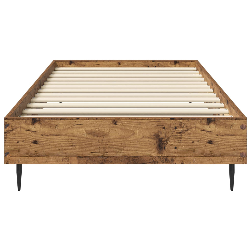 Bettrahmen Altholz 80 x 200 cm Holzwerkstoff
