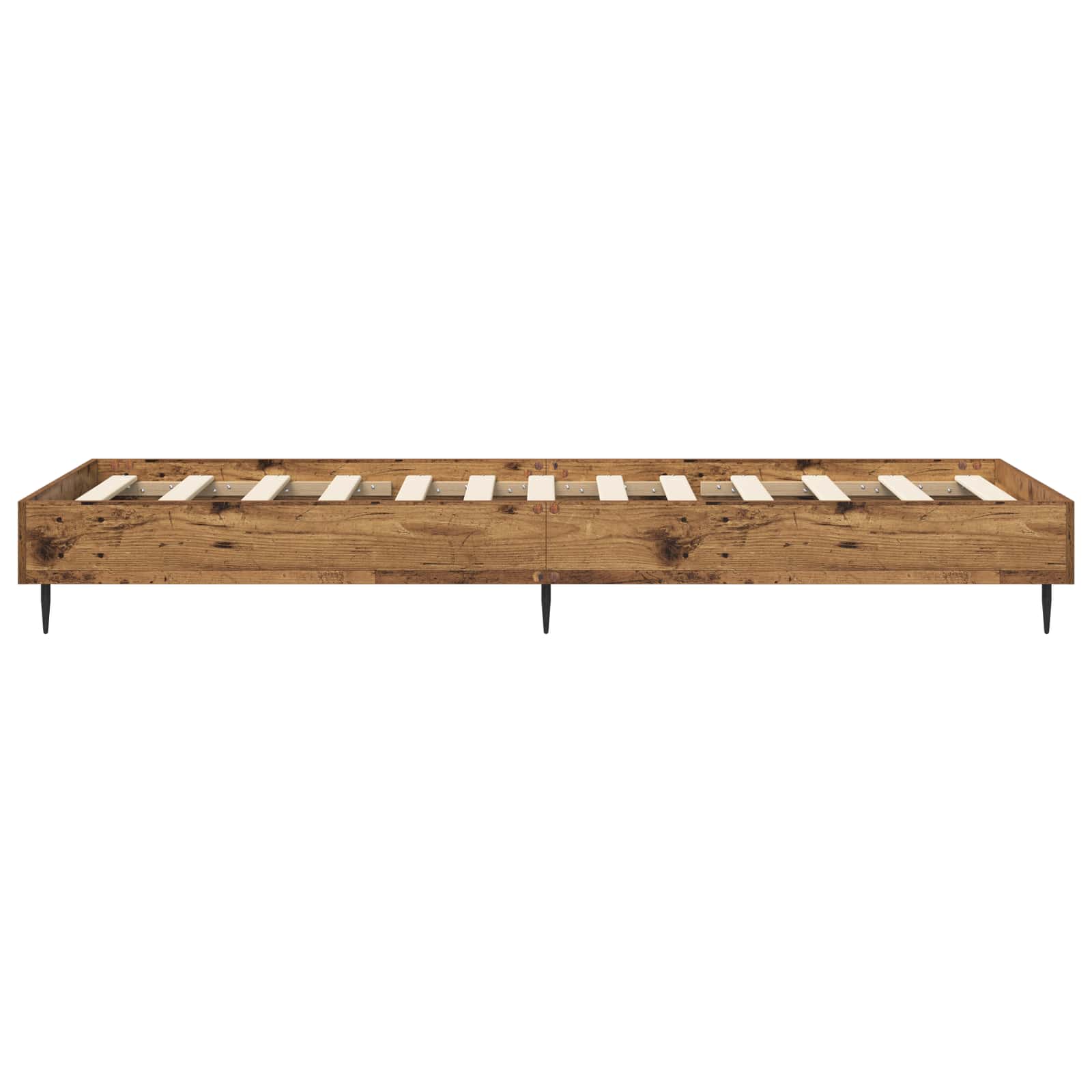 Bettrahmen Altholz 80 x 200 cm Holzwerkstoff