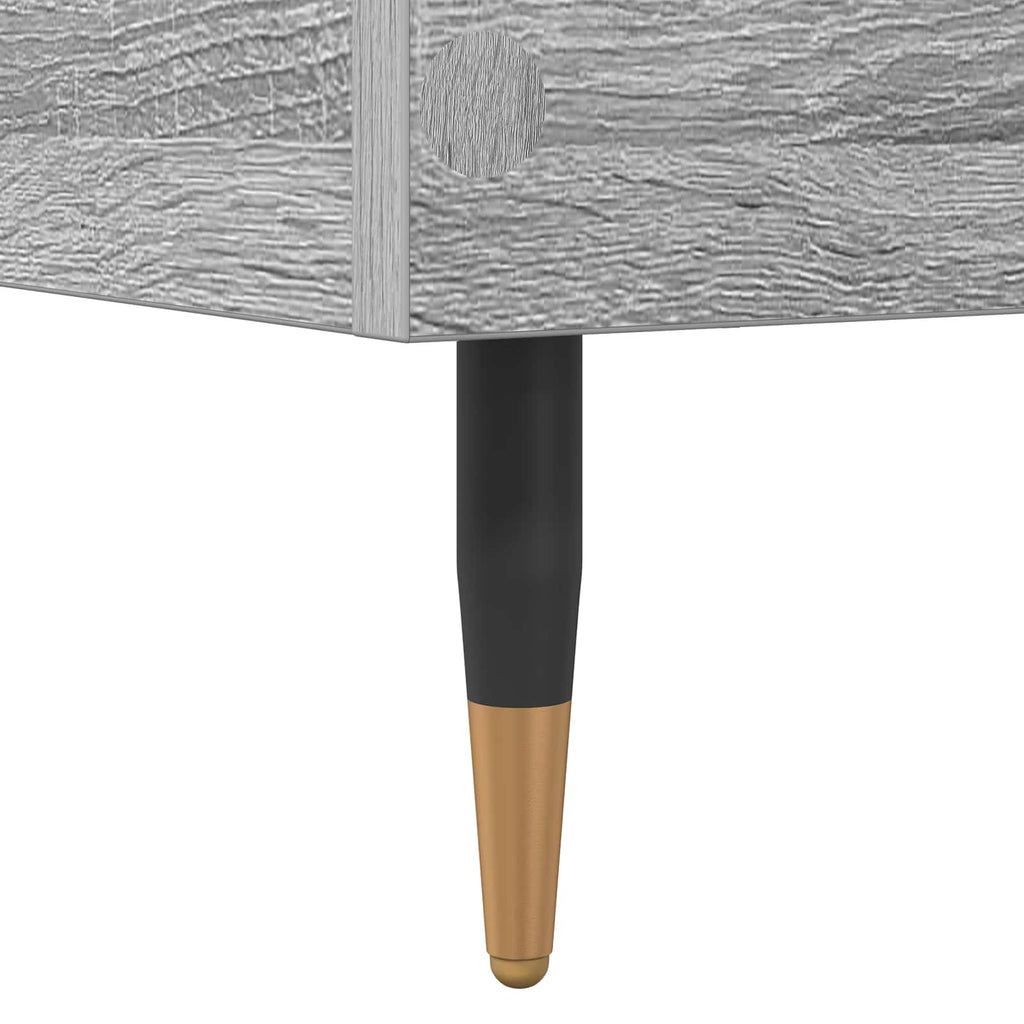 Bettrahmen Grau Sonoma 80 x 200 cm Holzwerkstoff