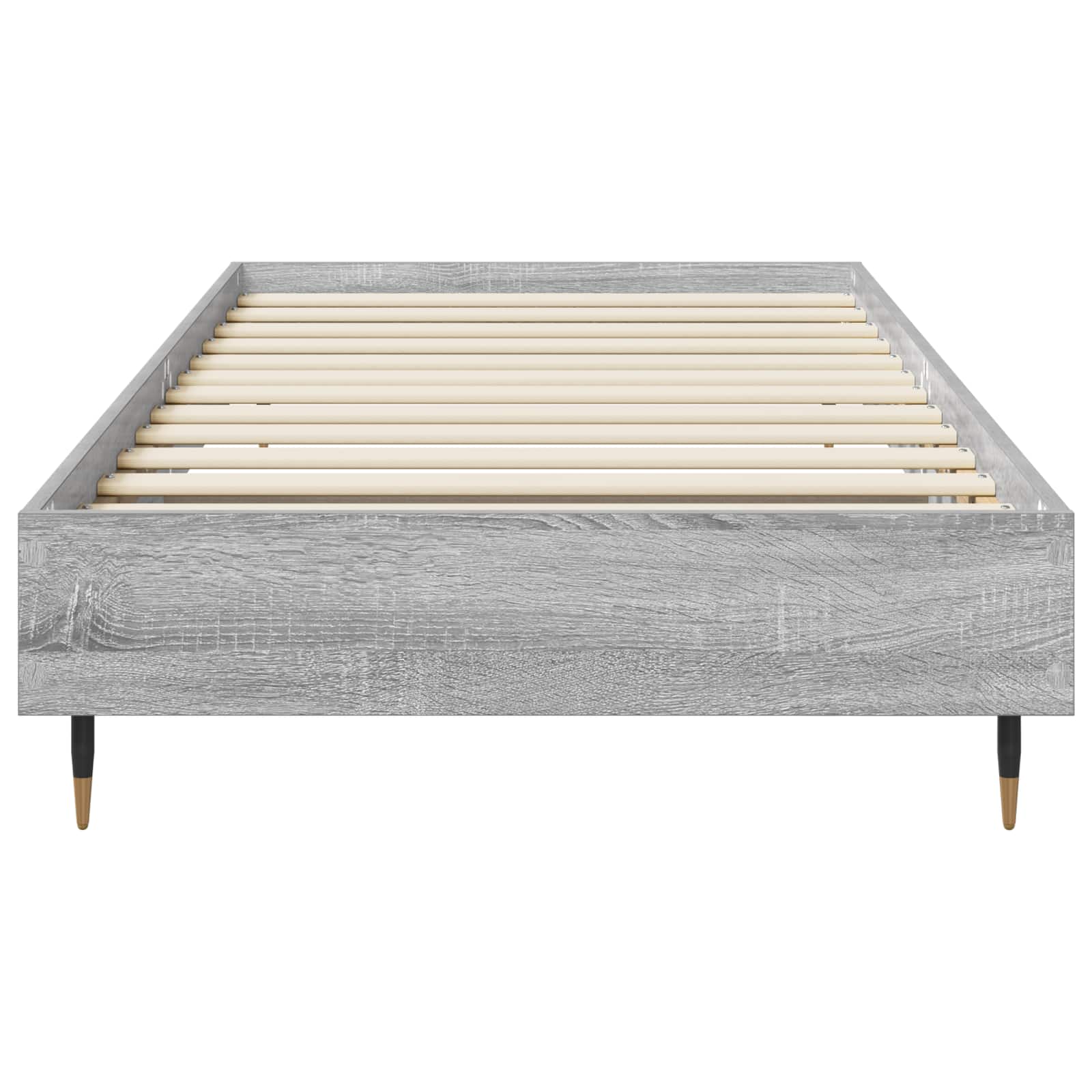 Bettrahmen Grau Sonoma 80 x 200 cm Holzwerkstoff