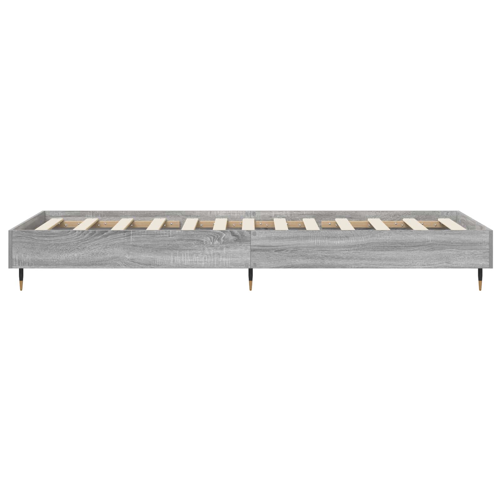 Bettrahmen Grau Sonoma 80 x 200 cm Holzwerkstoff