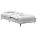 Bettrahmen Grau Sonoma 80 x 200 cm Holzwerkstoff