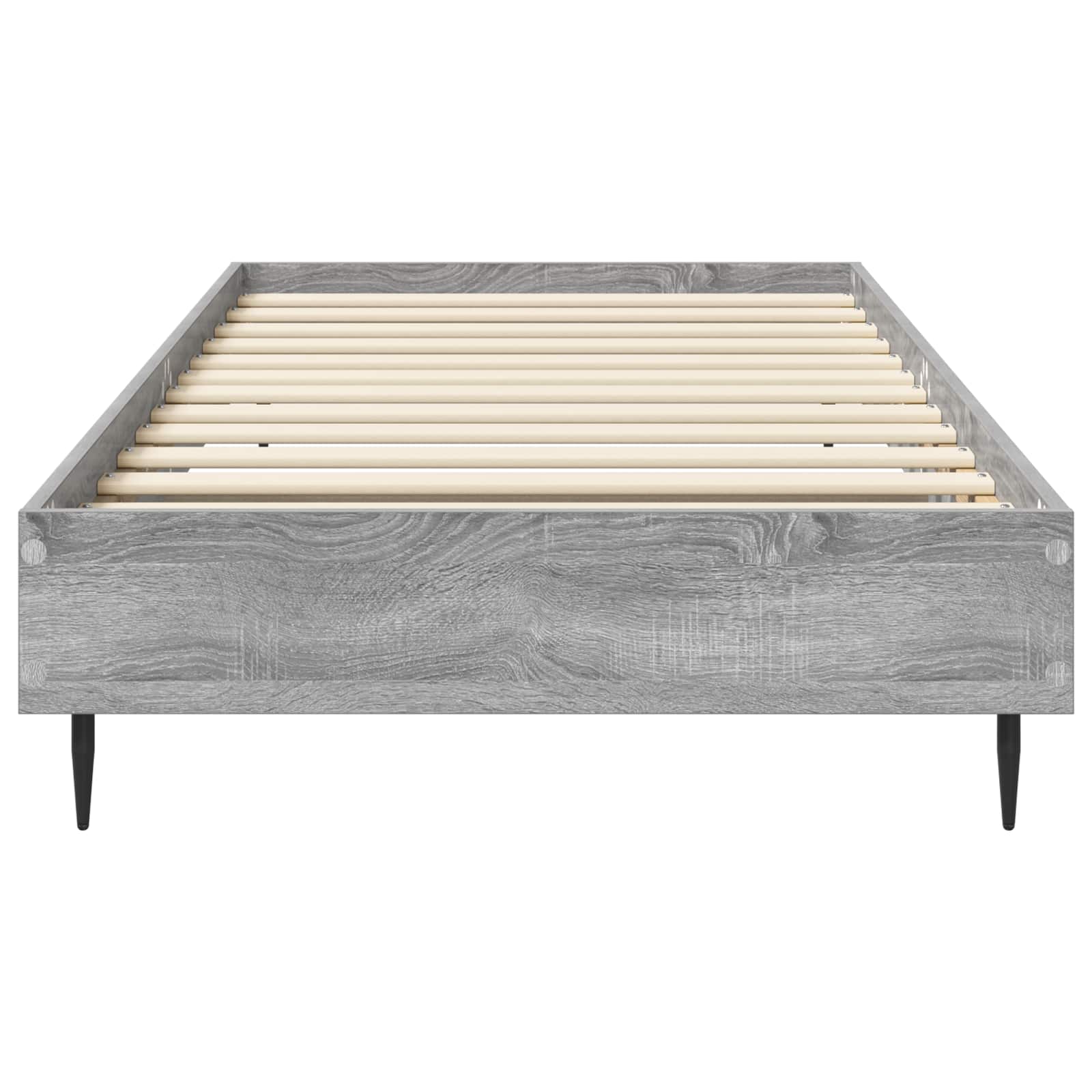 Bettrahmen Grau Sonoma 80 x 200 cm Holzwerkstoff