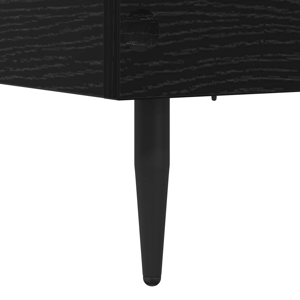 Bettrahmen Schwarze Eiche 80 x 200 cm Holzwerkstoff