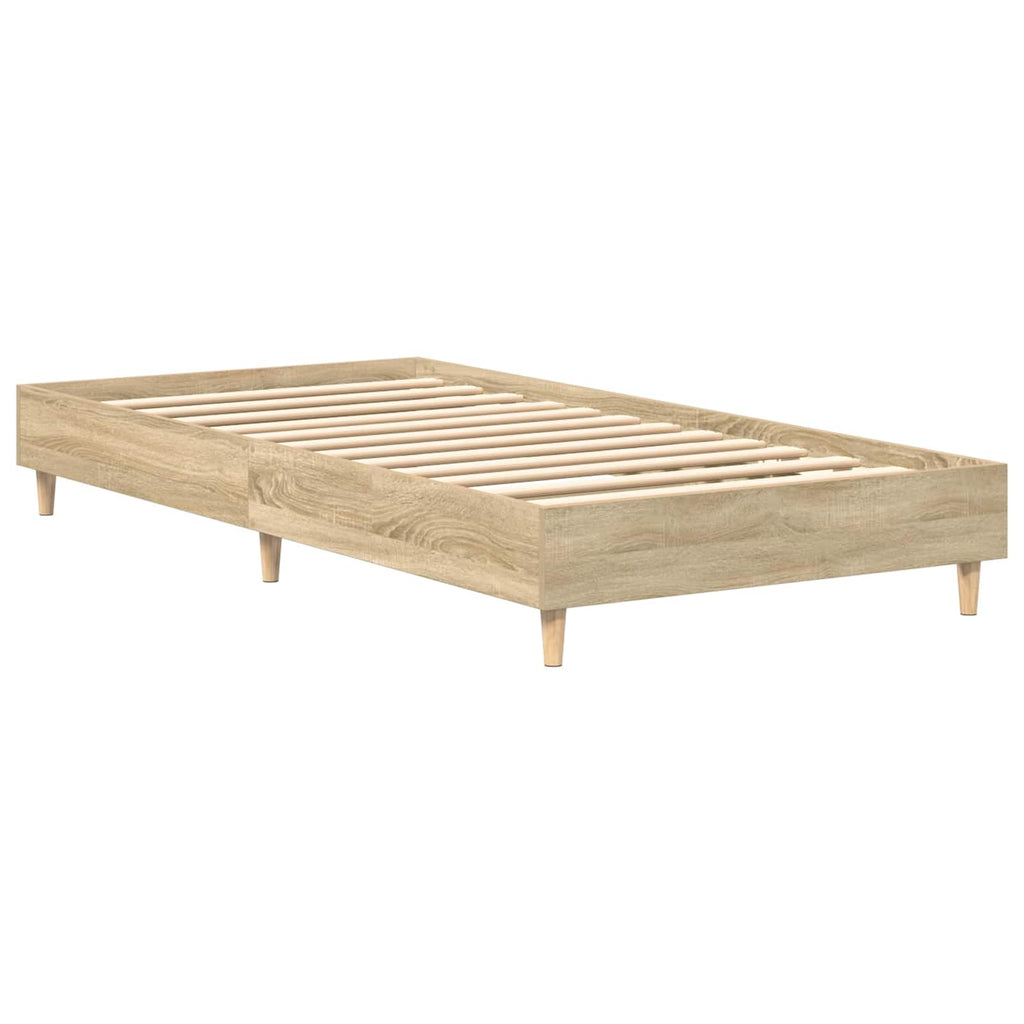 Bettrahmen Sonoma-Eiche 80 x 200 cm Holzwerkstoff