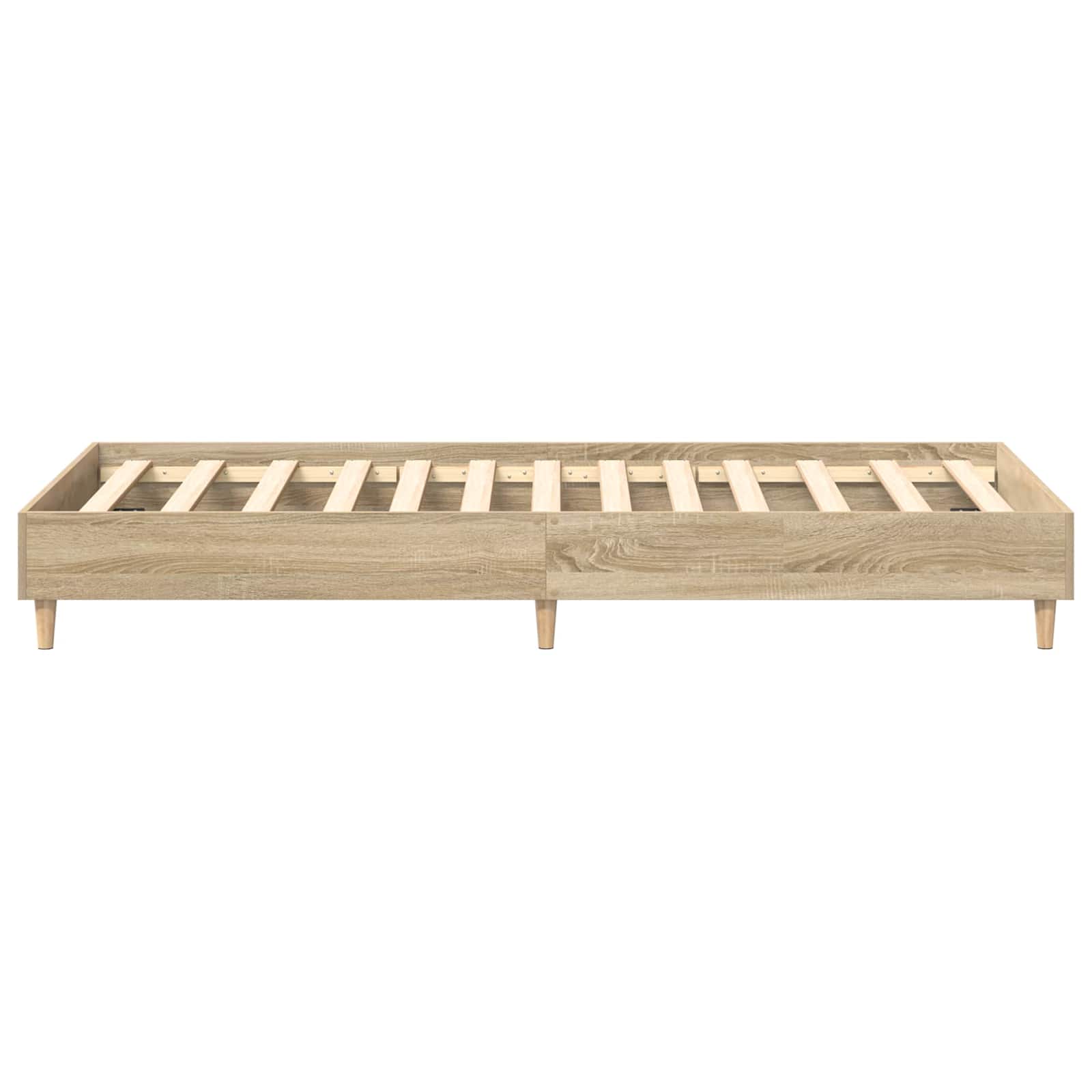 Bettrahmen Sonoma-Eiche 80 x 200 cm Holzwerkstoff