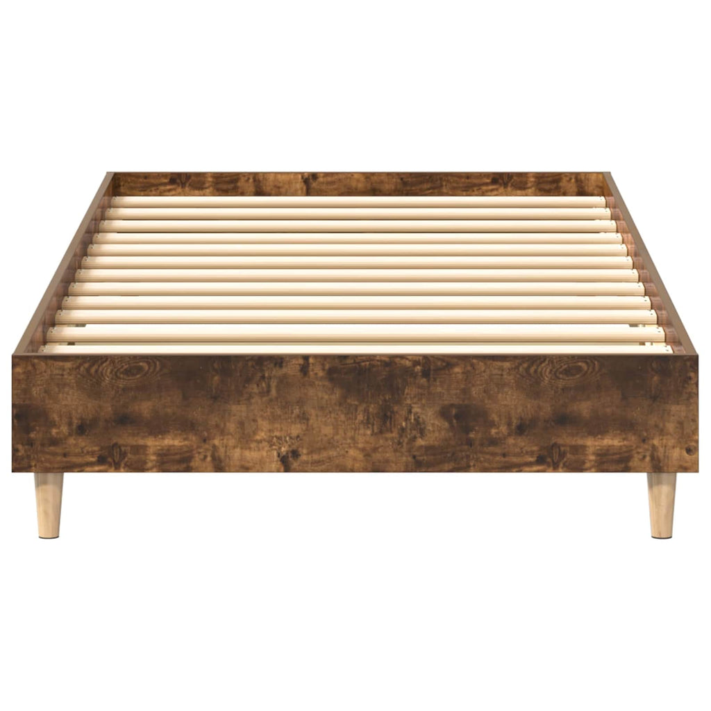 Bettrahmen Geräucherte Eiche 80 x 200 cm Holzwerkstoff