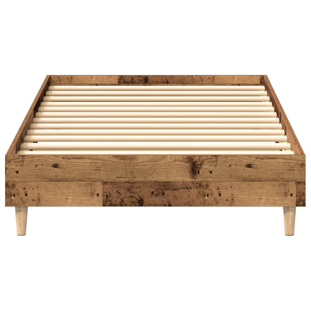 Bettrahmen Altholz 80 x 200 cm Holzwerkstoff