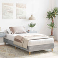 Bettrahmen Grau Sonoma 80 x 200 cm Holzwerkstoff