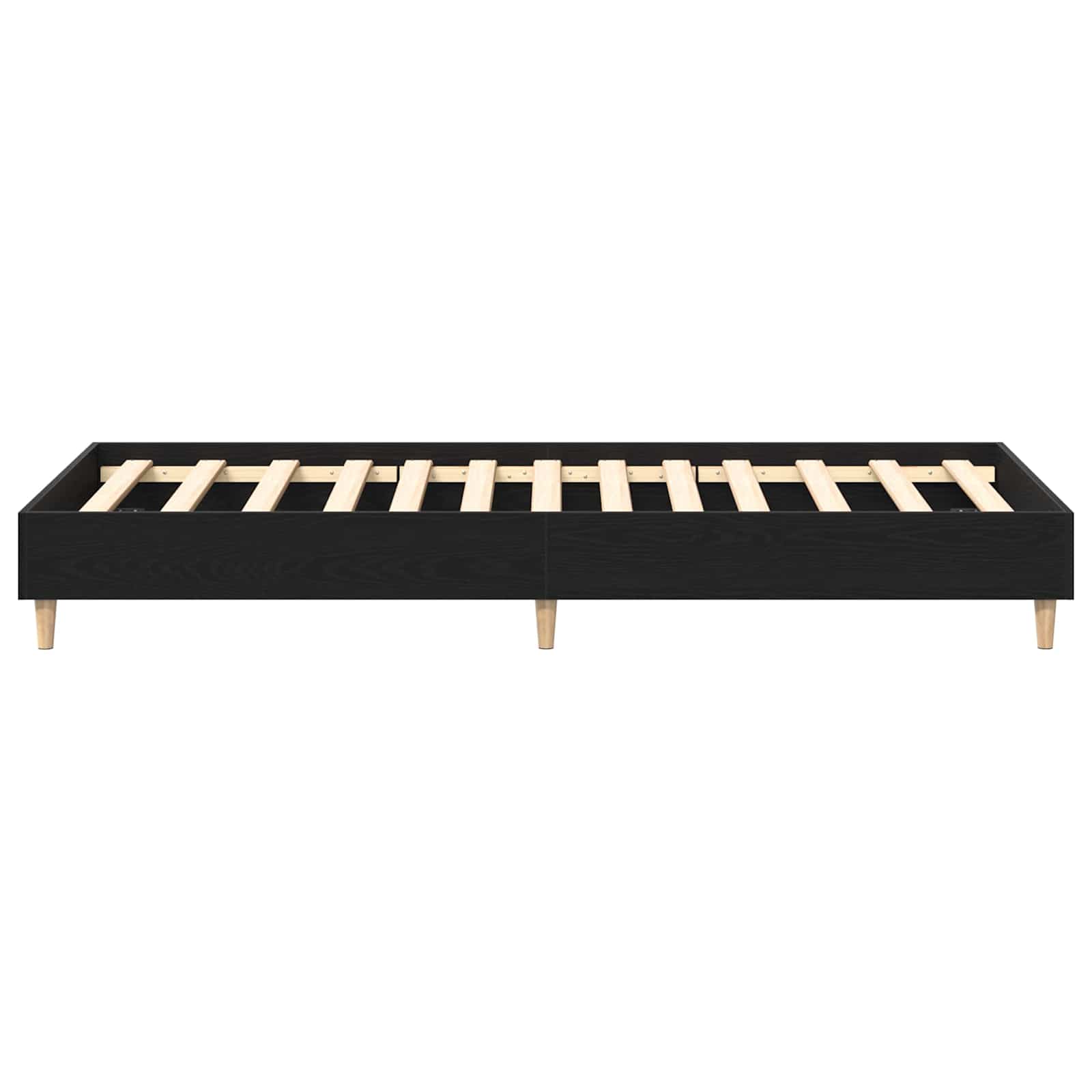 Bettrahmen Schwarze Eiche 80 x 200 cm Holzwerkstoff