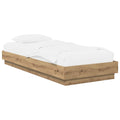 Bodenbettgestell Artisan-Eiche 80 x 200 cm Holzwerkstoff