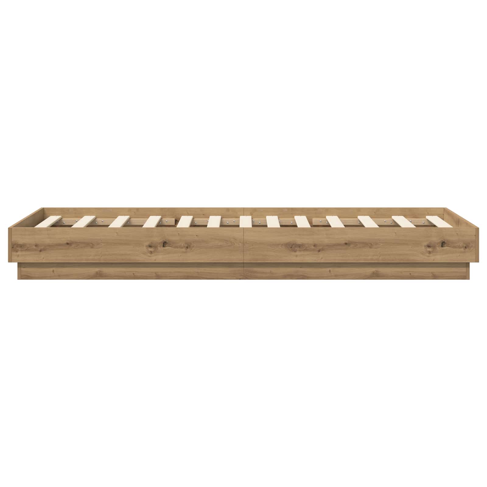 Bodenbettgestell Artisan-Eiche 80 x 200 cm Holzwerkstoff