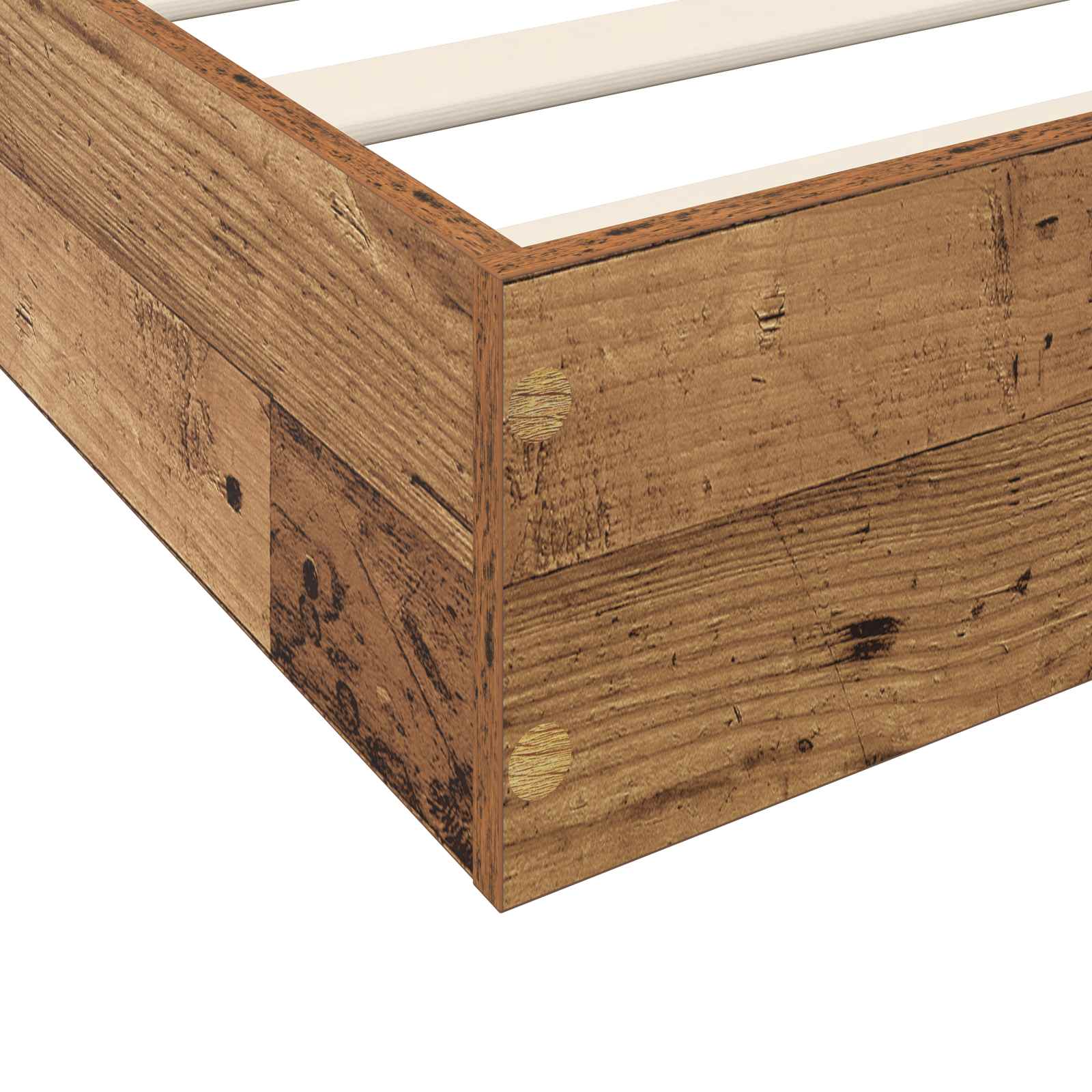 Bodenbettgestell Altholz 80 x 200 cm Holzwerkstoff