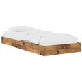 Bodenbettgestell Altholz 80 x 200 cm Holzwerkstoff
