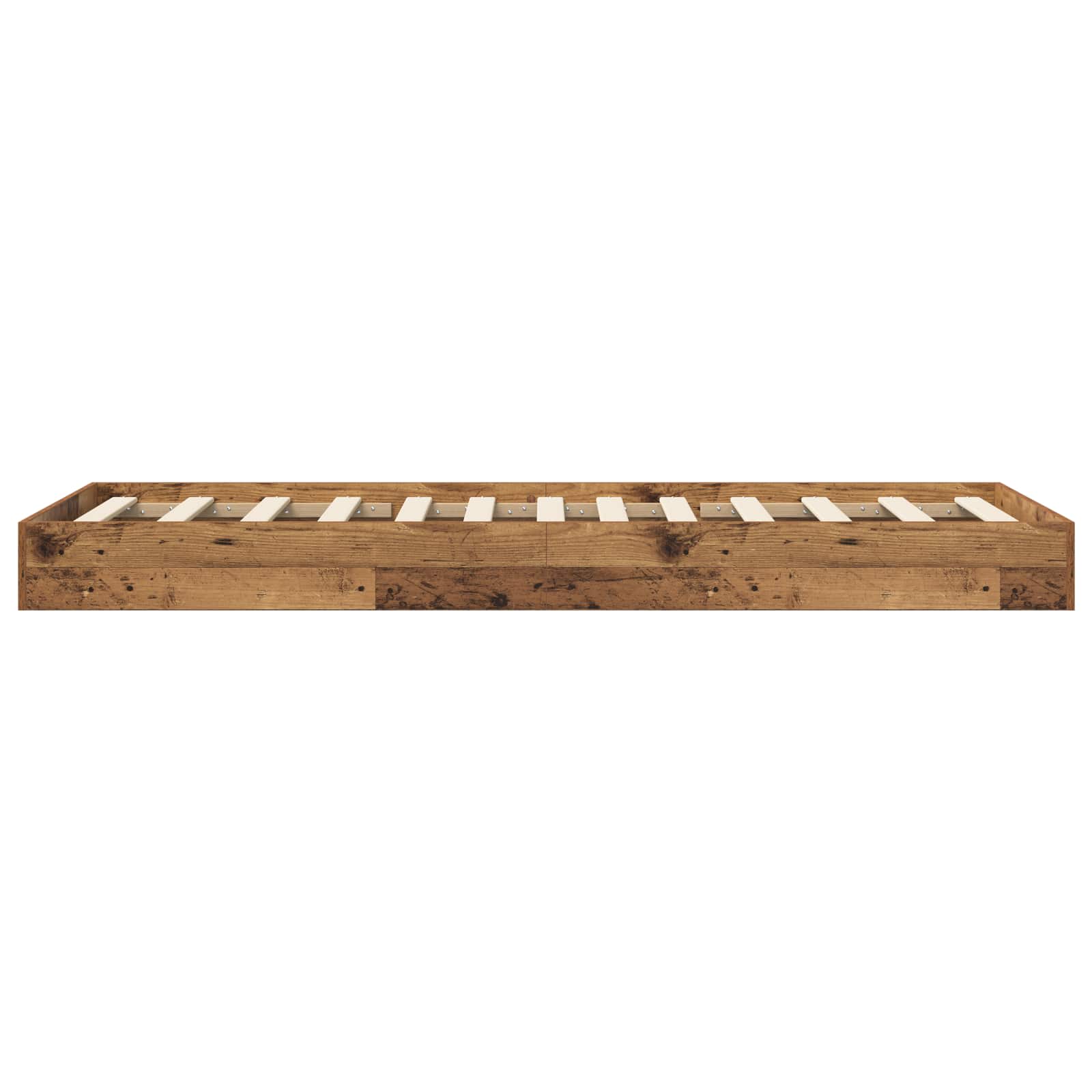Bodenbettgestell Altholz 80 x 200 cm Holzwerkstoff