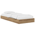 Bodenbettgestell Artisan-Eiche 80 x 200 cm Holzwerkstoff