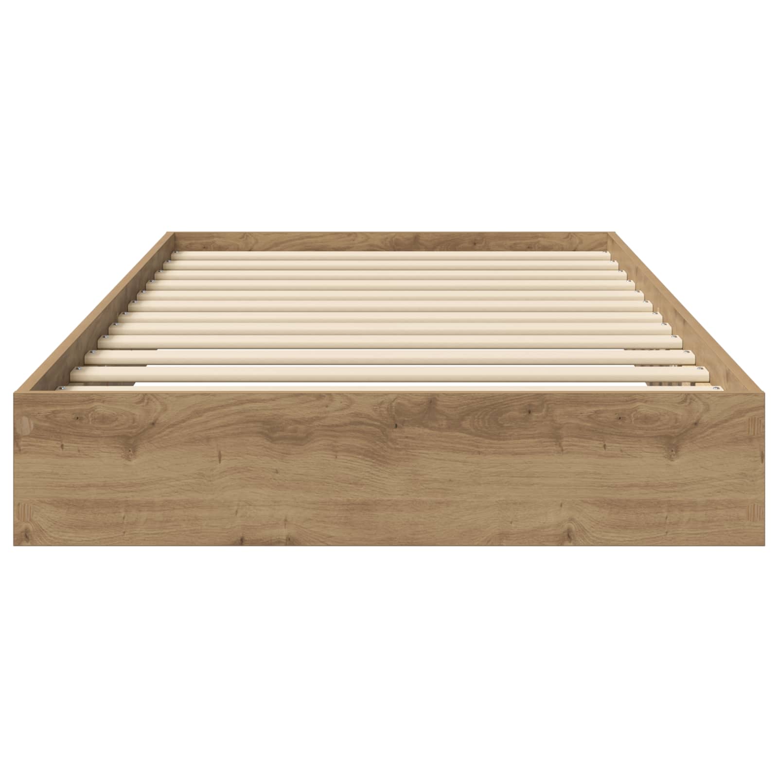 Bodenbettgestell Artisan-Eiche 80 x 200 cm Holzwerkstoff