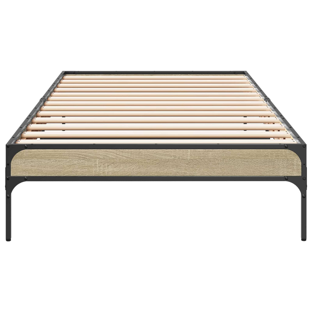 Bettrahmen Sonoma-Eiche 80 x 200 cm Holzwerkstoff