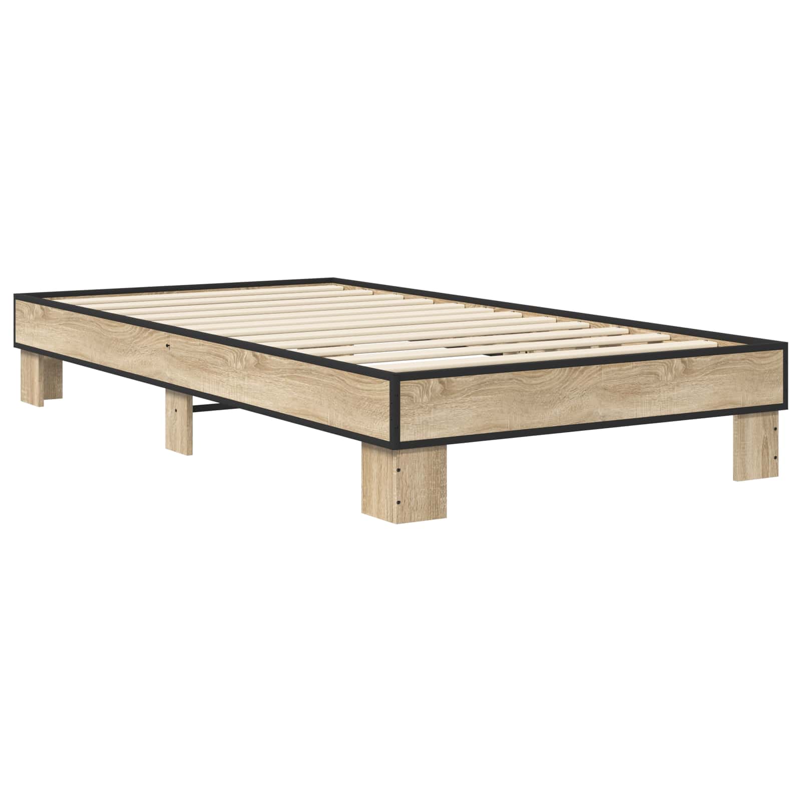 Bettrahmen Sonoma-Eiche 80 x 200 cm Holzwerkstoff