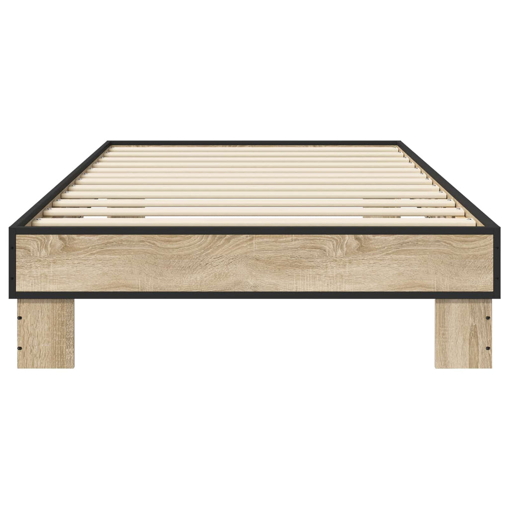 Bettrahmen Sonoma-Eiche 80 x 200 cm Holzwerkstoff