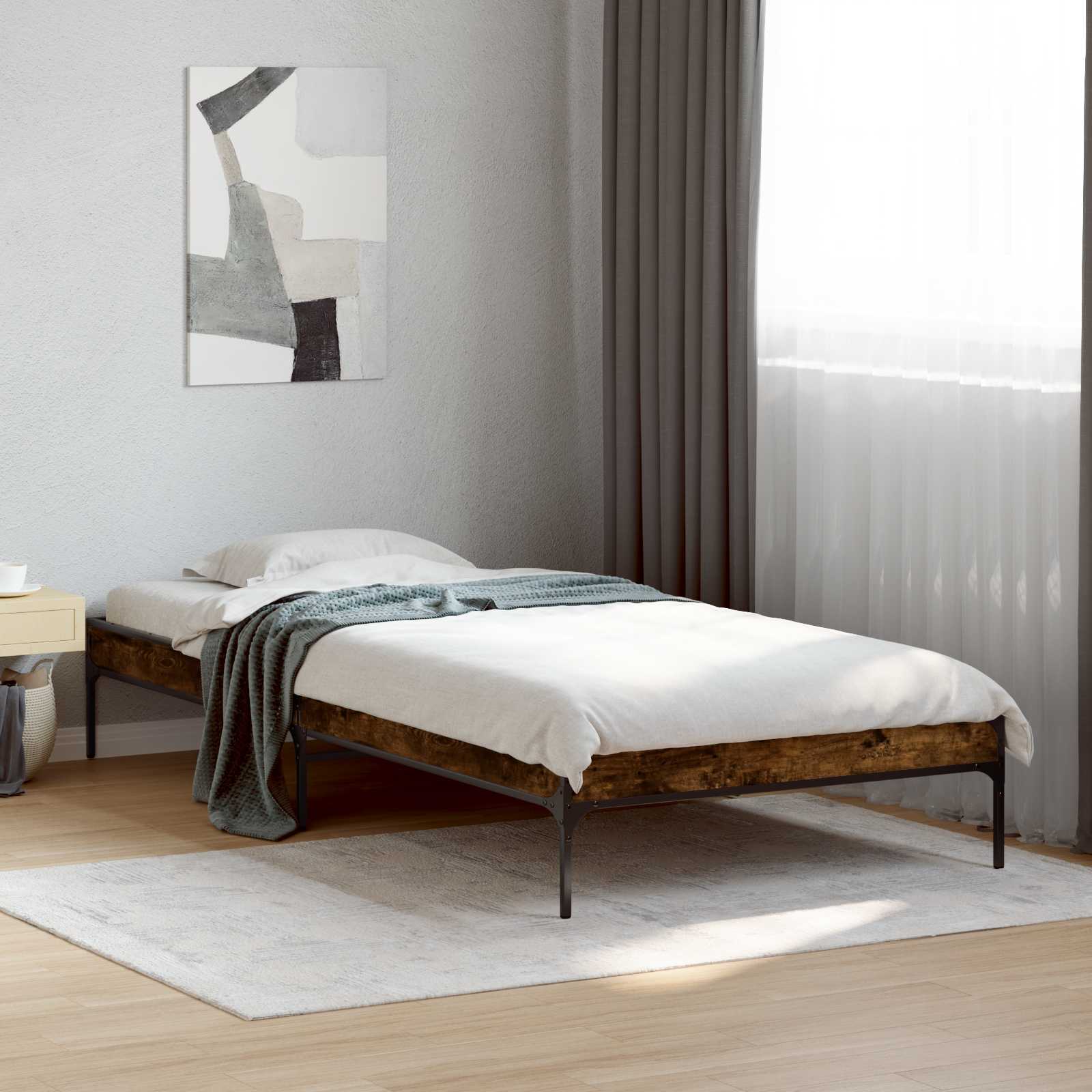 Bettrahmen Raucharbe 80 x 200 cm Holzwerkstoff