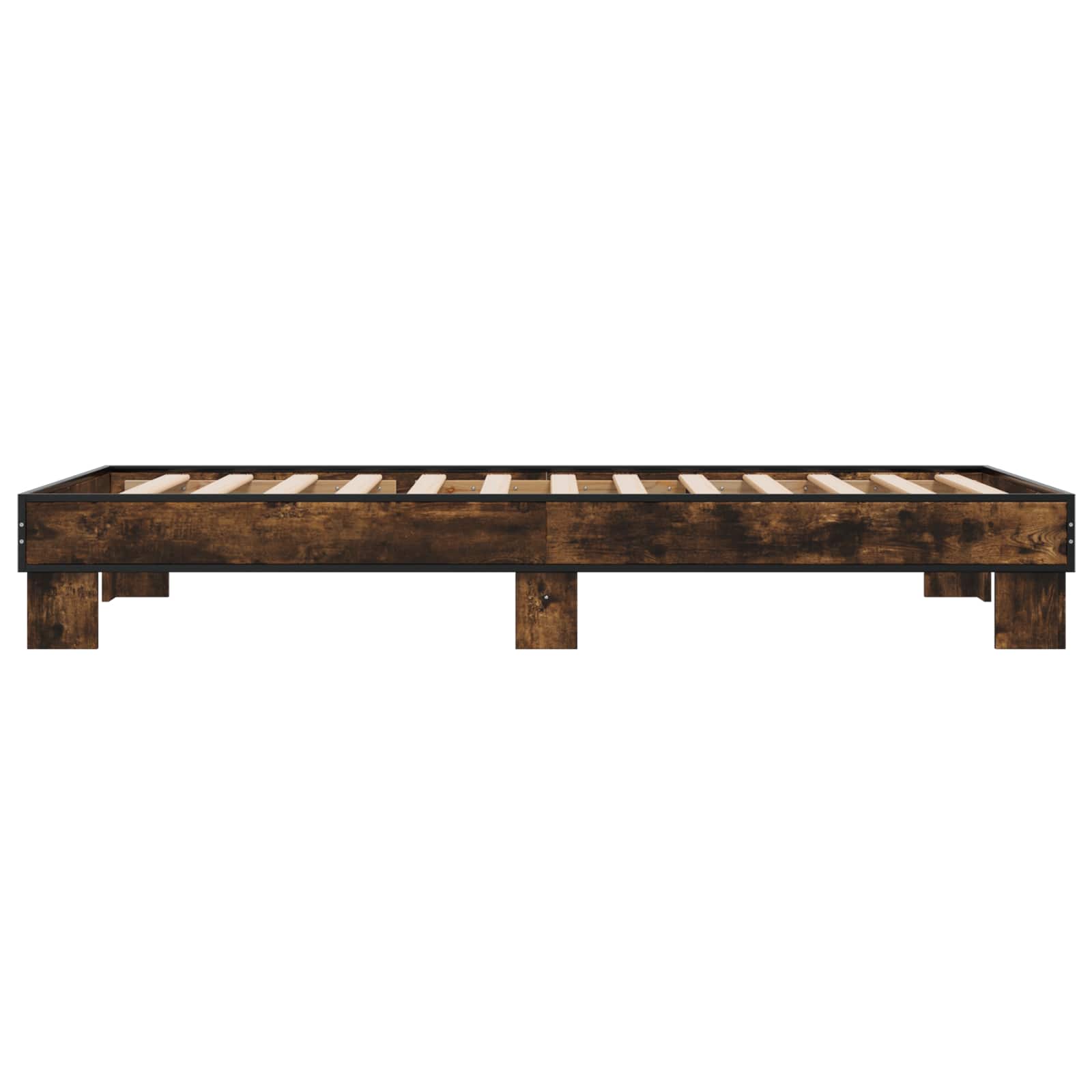 Bettrahmen Geräucherte Eiche 80 x 200 cm Holzwerkstoff