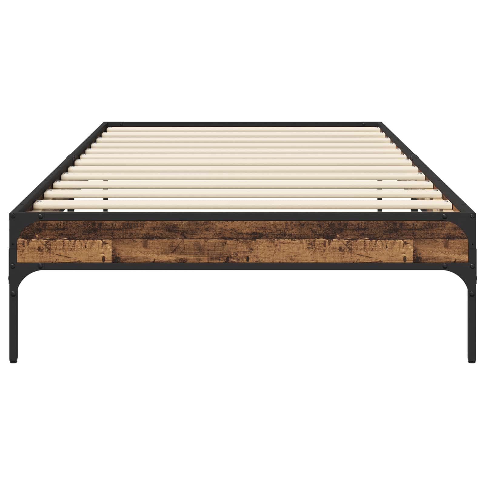 Bettrahmen Altholz 80 x 200 cm Holzwerkstoff