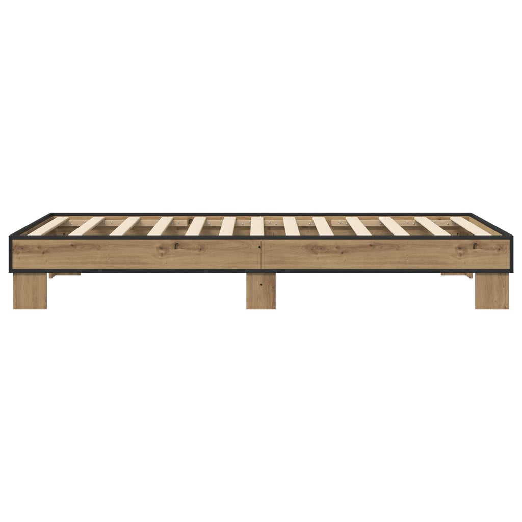 Bettrahmen Artisan-Eiche 80 x 200 cm Holzwerkstoff