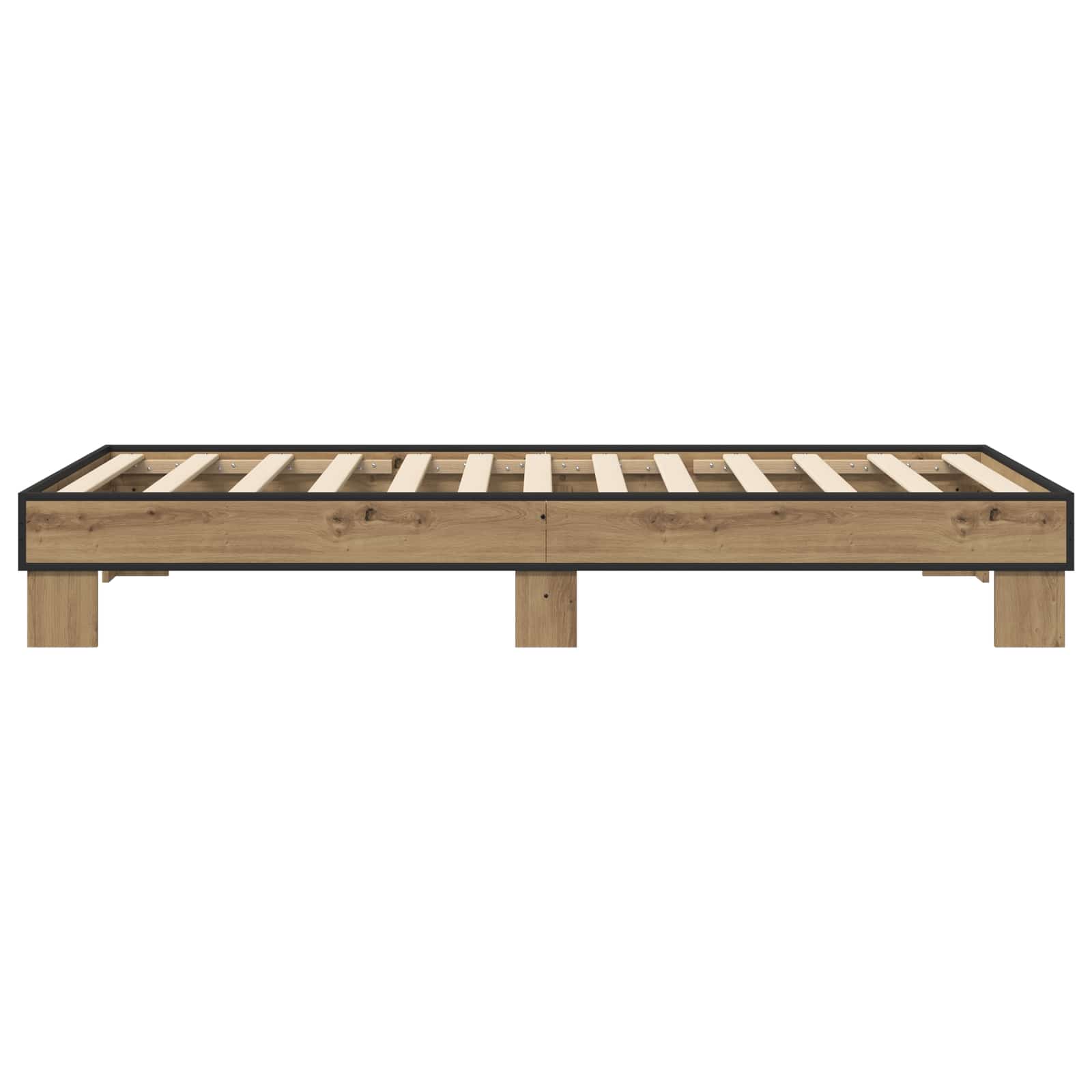 Bettrahmen Artisan-Eiche 80 x 200 cm Holzwerkstoff
