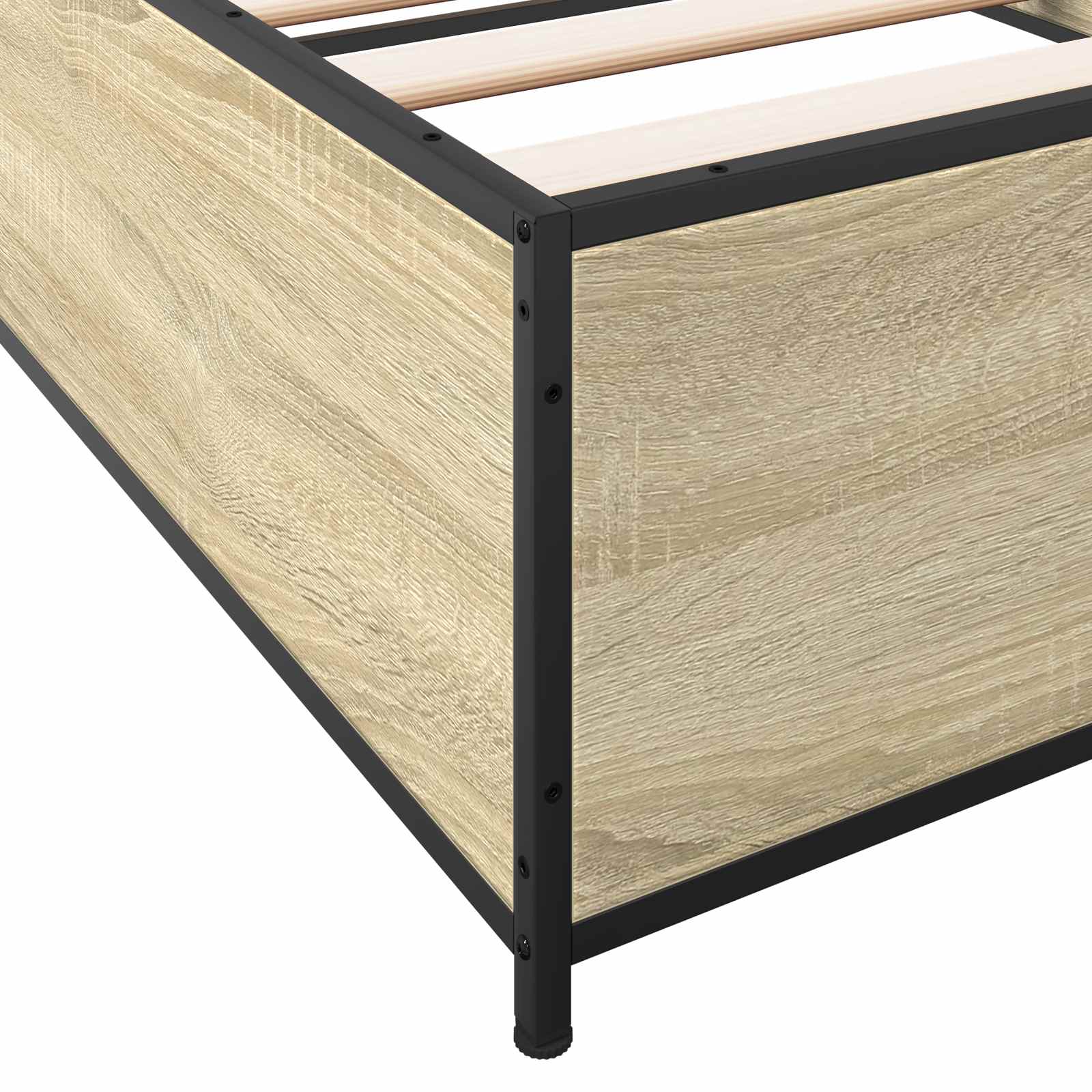 Bettrahmen Sonoma-Eiche 80 x 200 cm Holzwerkstoff