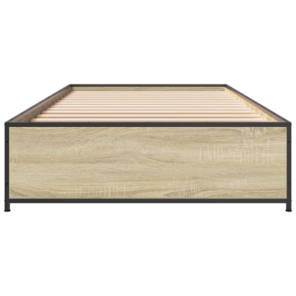 Bettrahmen Sonoma-Eiche 80 x 200 cm Holzwerkstoff