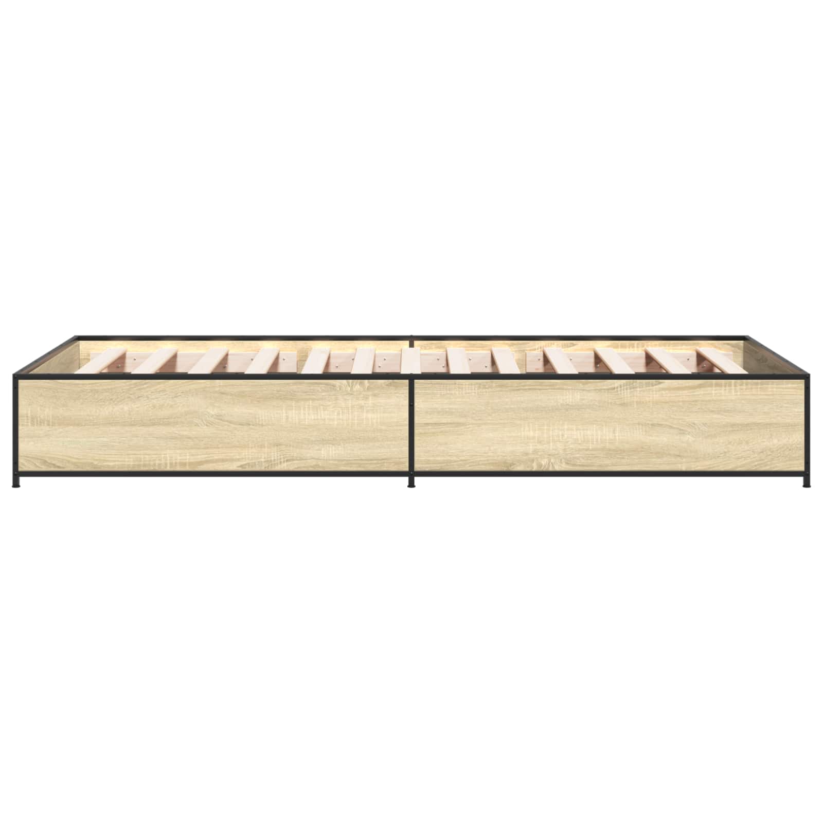Bettrahmen Sonoma-Eiche 80 x 200 cm Holzwerkstoff