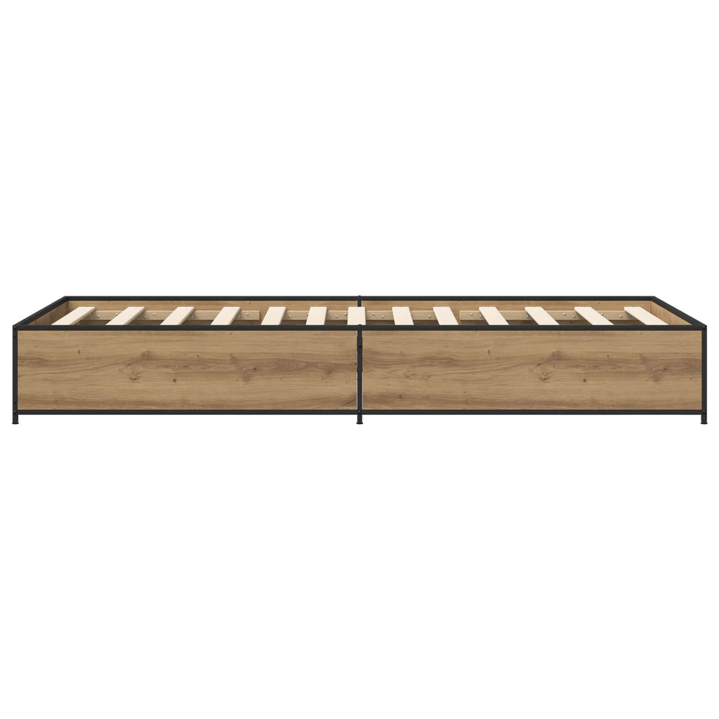 Bettrahmen Artisan-Eiche 80 x 200 cm Holzwerkstoff