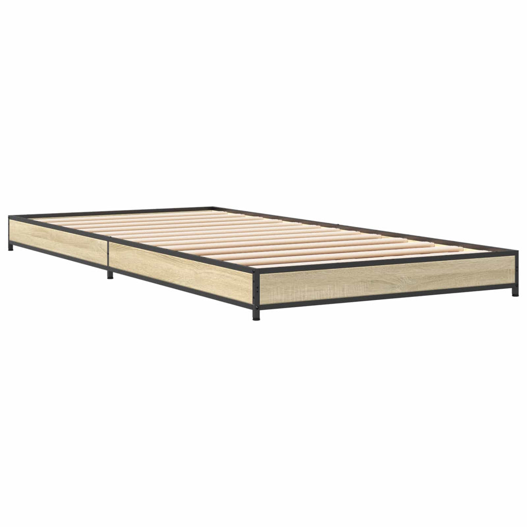 Bettrahmen Sonoma-Eiche 80 x 200 cm Holzwerkstoff